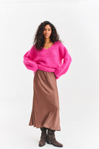 Sweter moherowy Pink Thunder