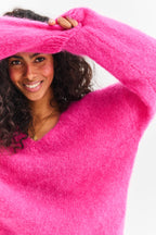 Sweter moherowy Pink Thunder