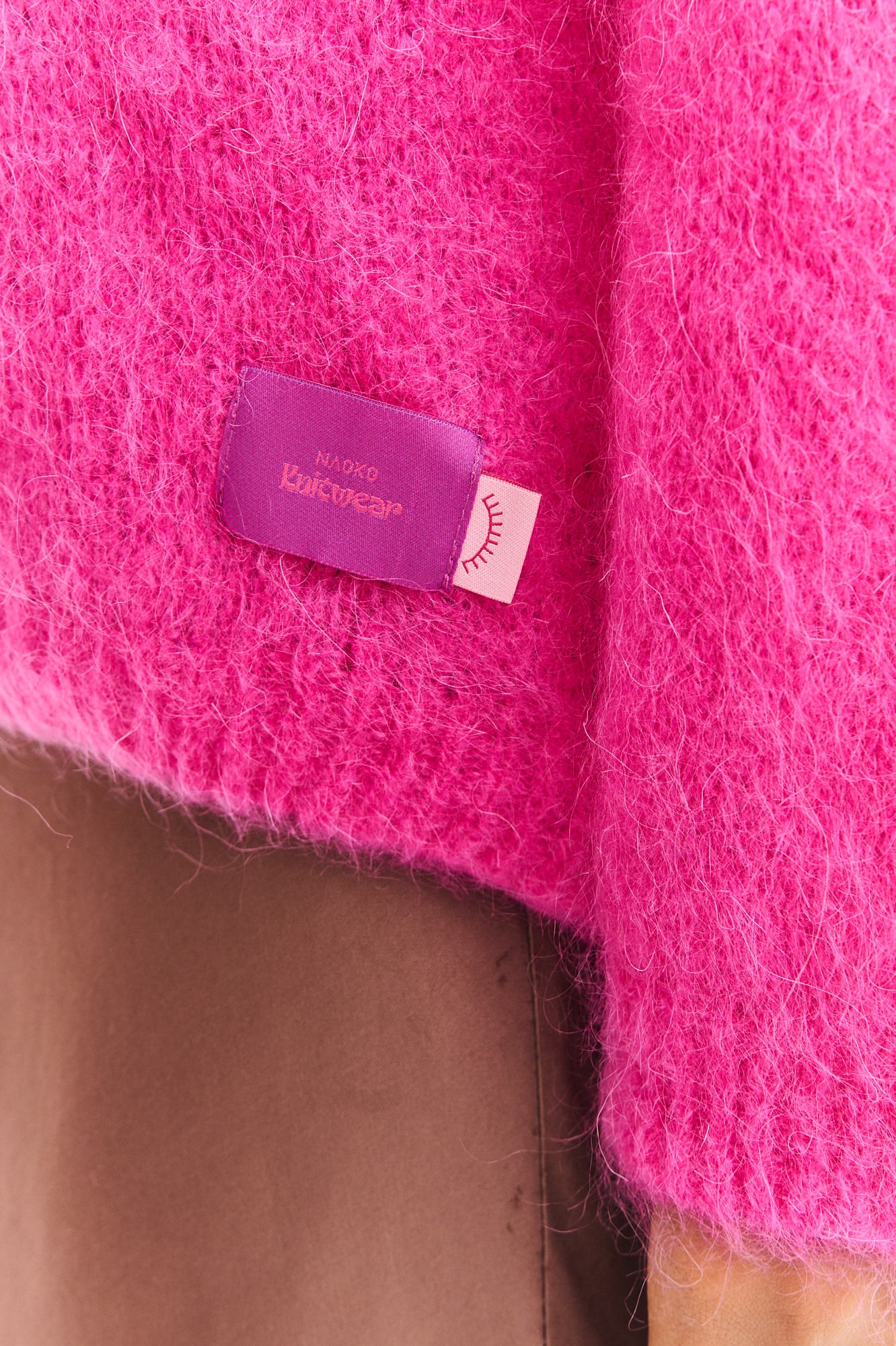 Sweter moherowy Pink Thunder
