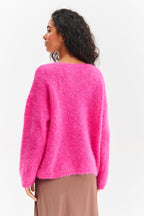 Sweter moherowy Pink Thunder