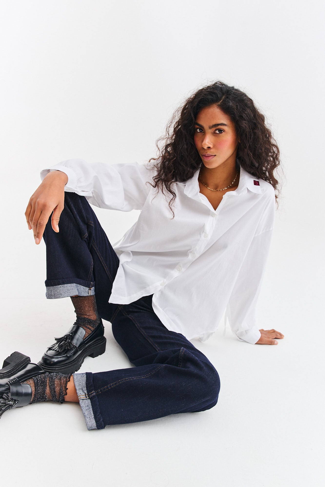 Spodnie jeansowe Raw Elegance