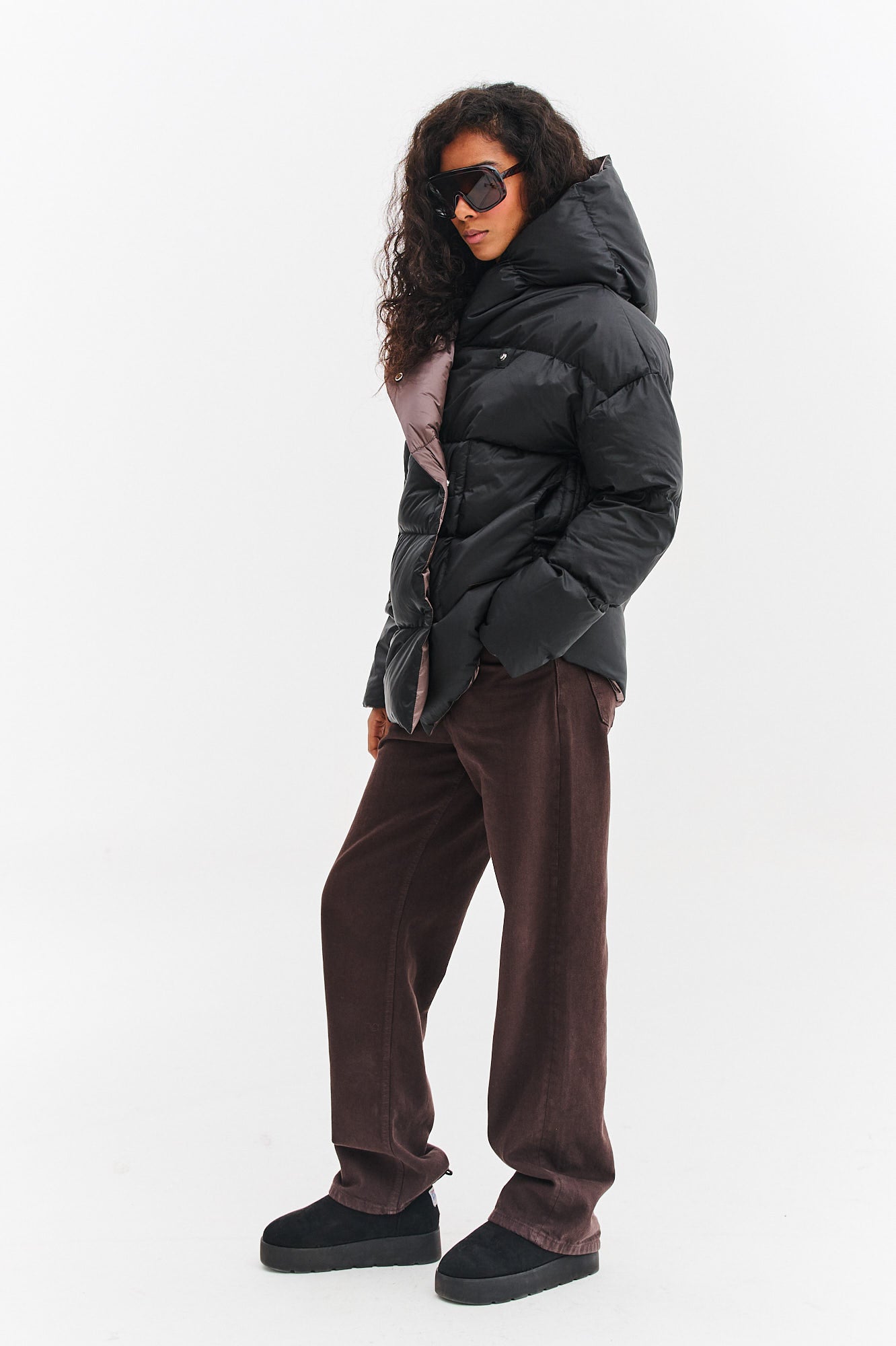 Dwustronna kurtka zimowa Alaska Velvet Earth