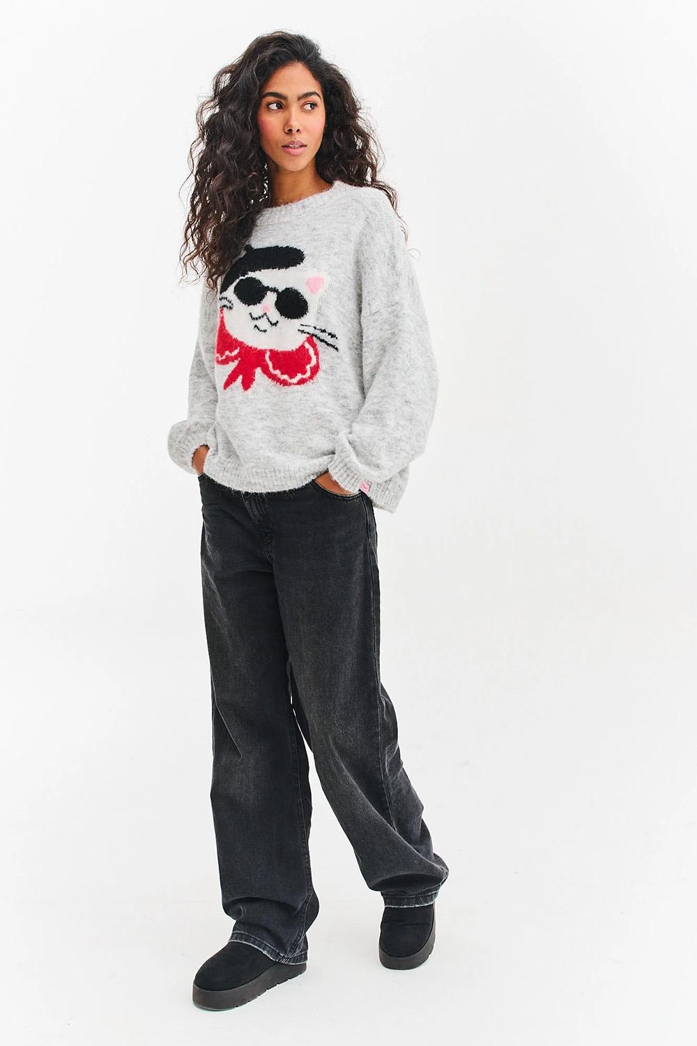 Sweter French Purrfect