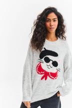 Sweter French Purrfect