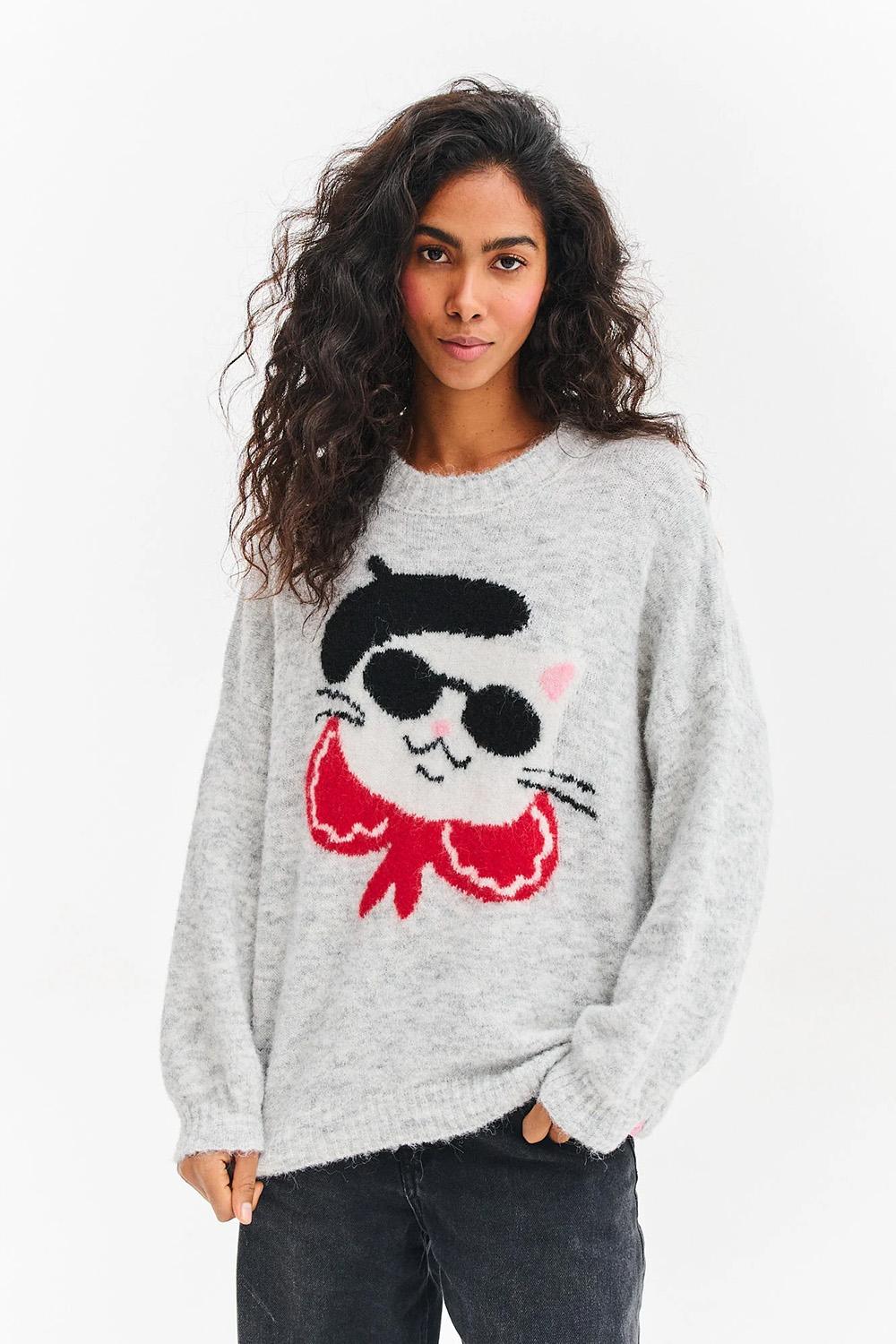 Sweter French Purrfect