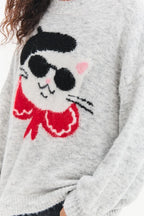 Sweter French Purrfect