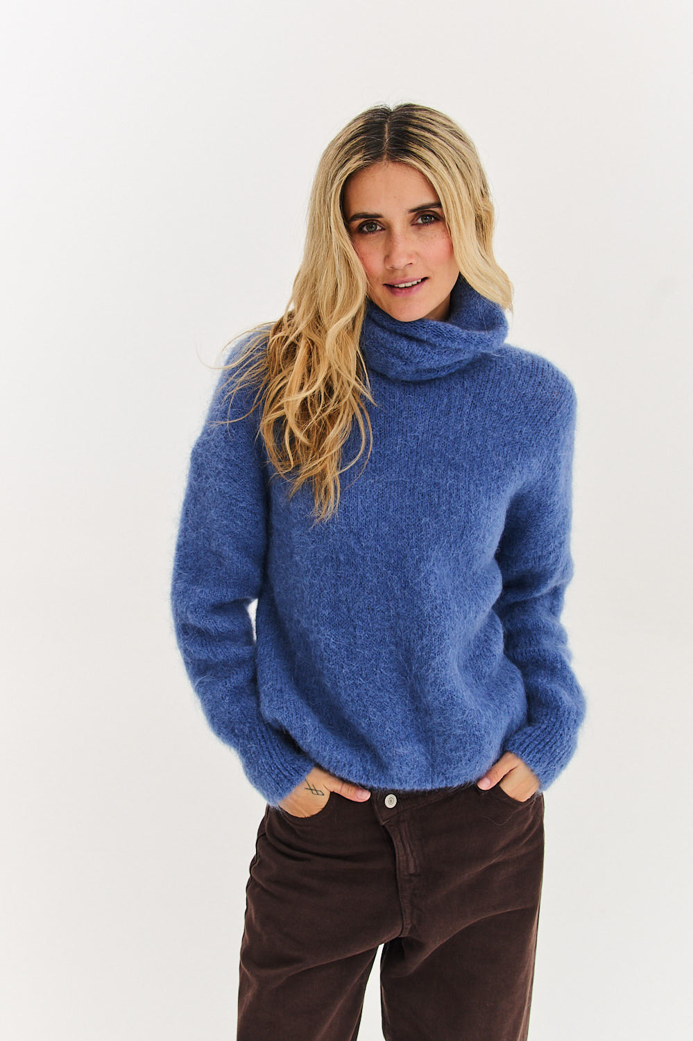 Sweter z golfem Clouded Light