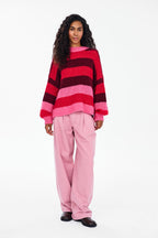 Sweter z wełną Berry Flame