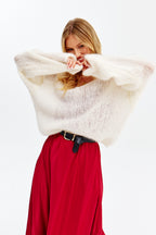 Sweter moherowy Ivory Echo