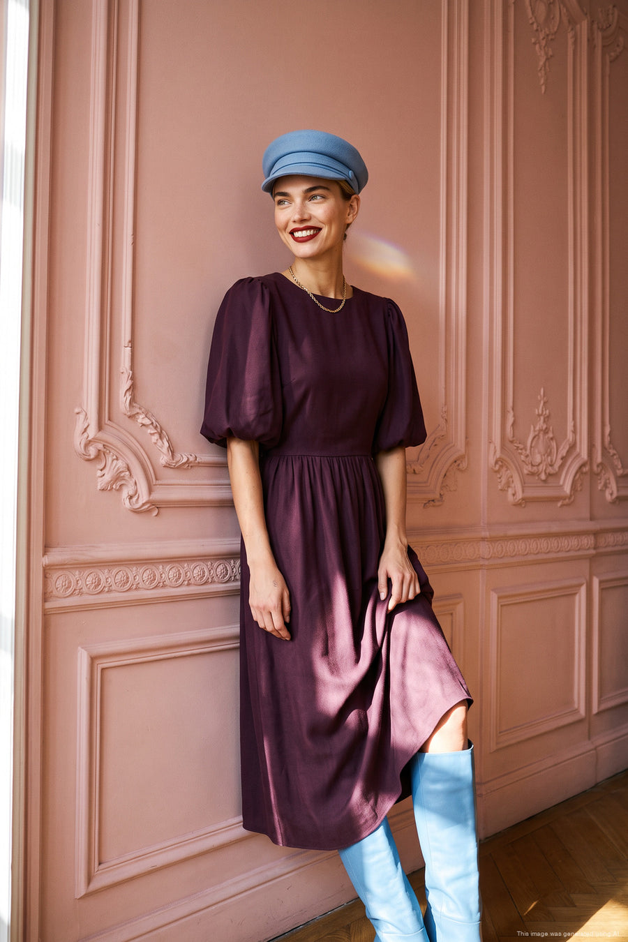 Sukienka midi Mulberry Muse