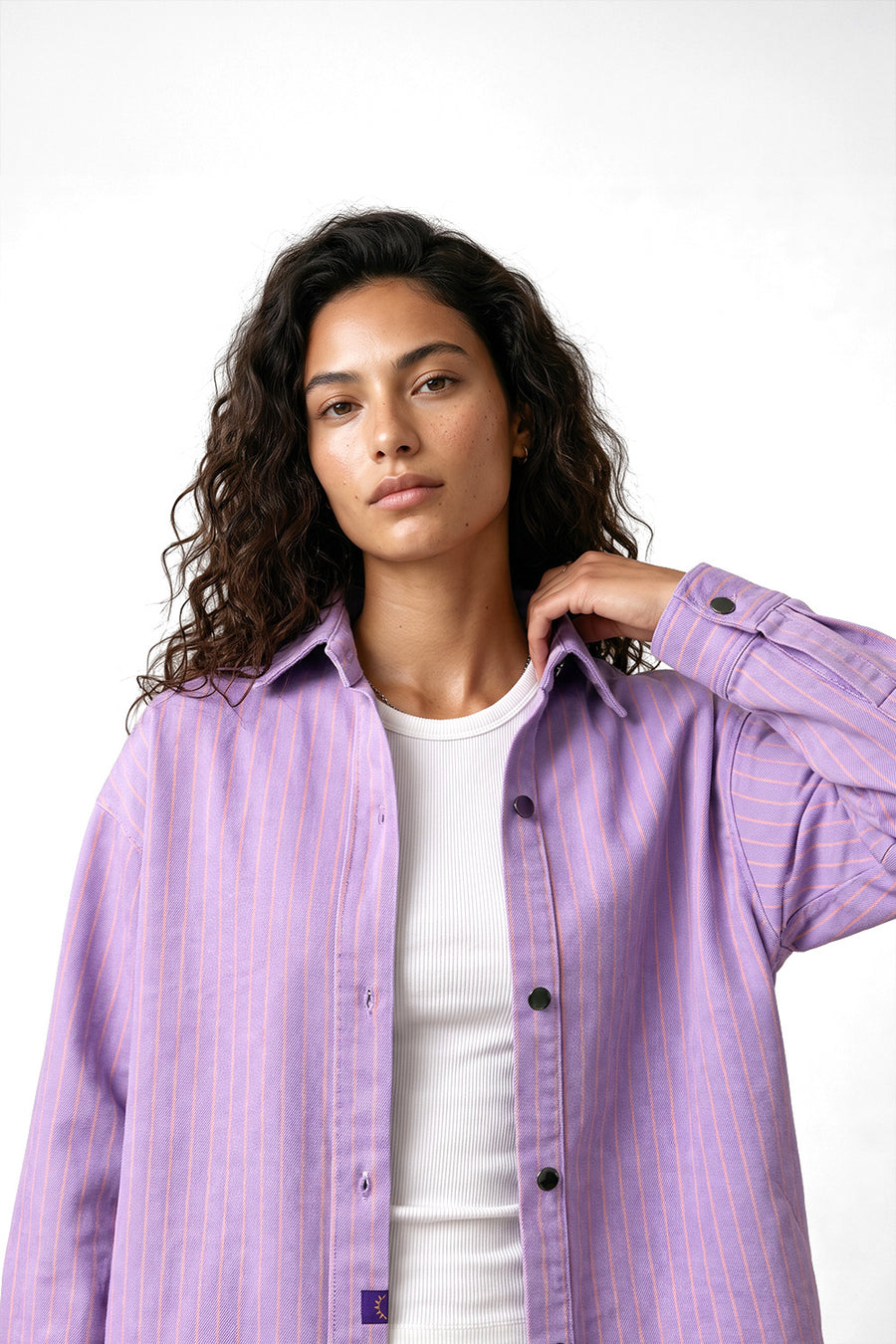 Kurtka koszulowa Lavender Ray