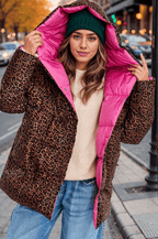 Dwustronna kurtka zimowa Alaska Pink Panther