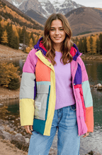 Kurtka zimowa Tromso Colorblock