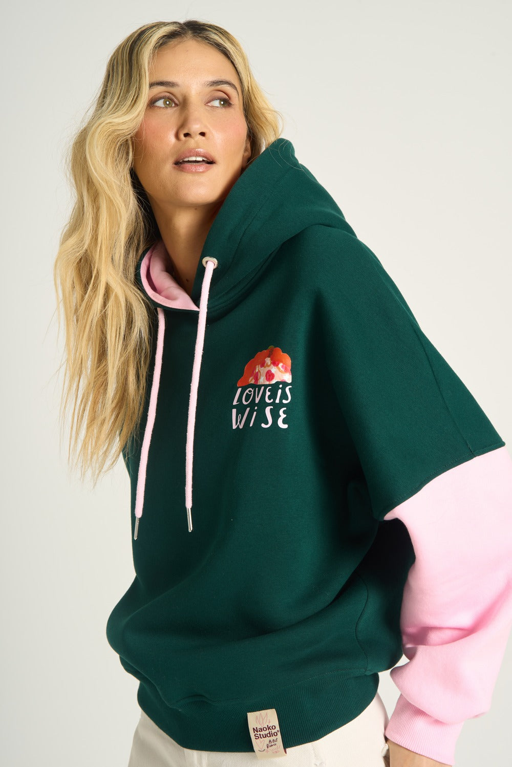 Bluza z kapturem Wise Love x Loveis Wise
