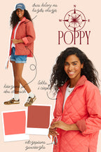Kurtka dwustronna Poppy Choco Mousse