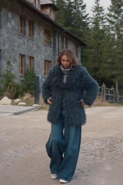 Kurtka ze sztucznego futerka Dark Moon