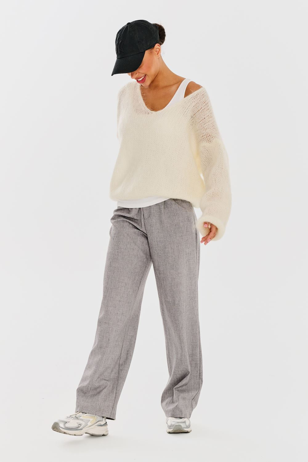 Sweter moherowy Ivory Echo