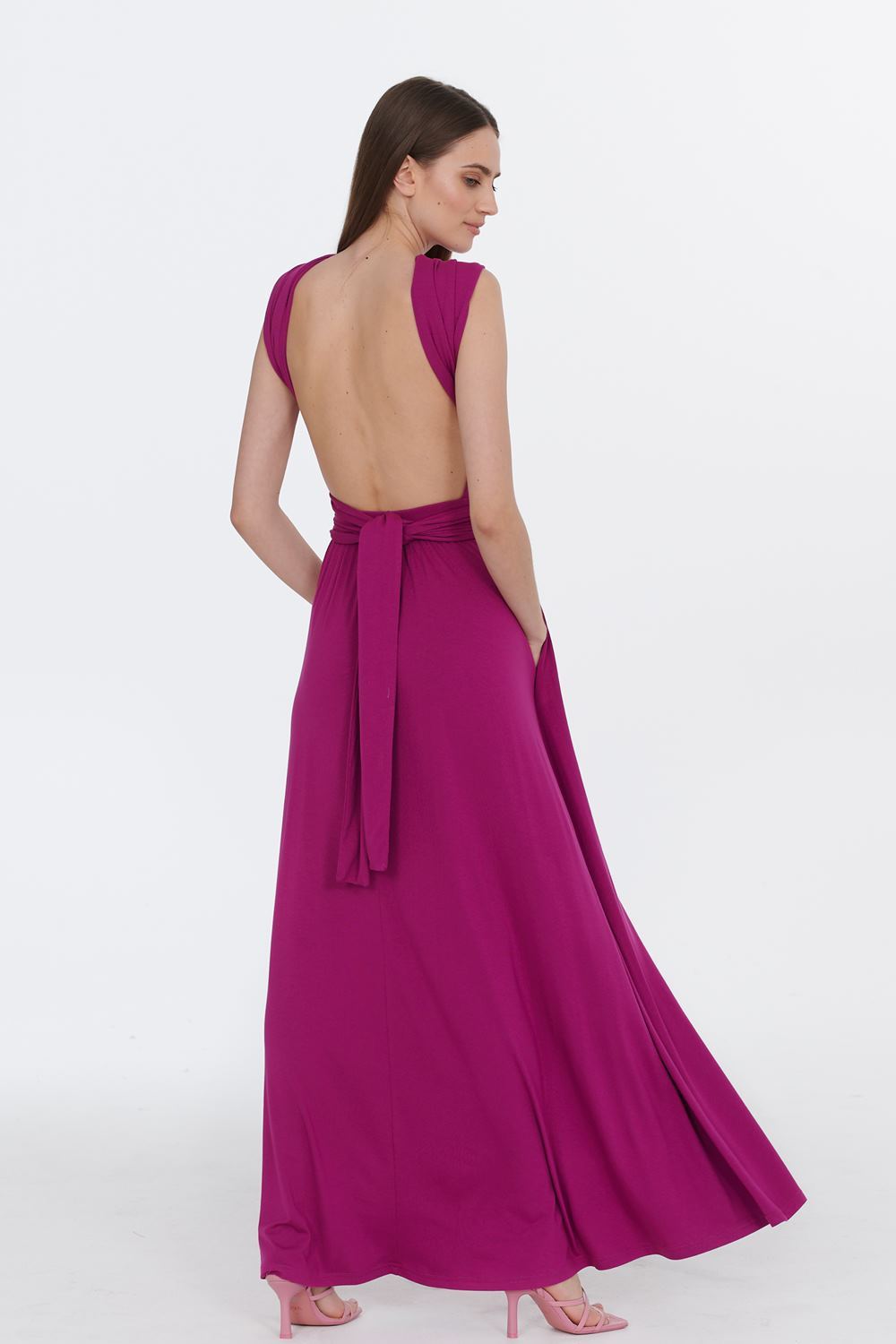Sukienka infinity maxi Magenta Love