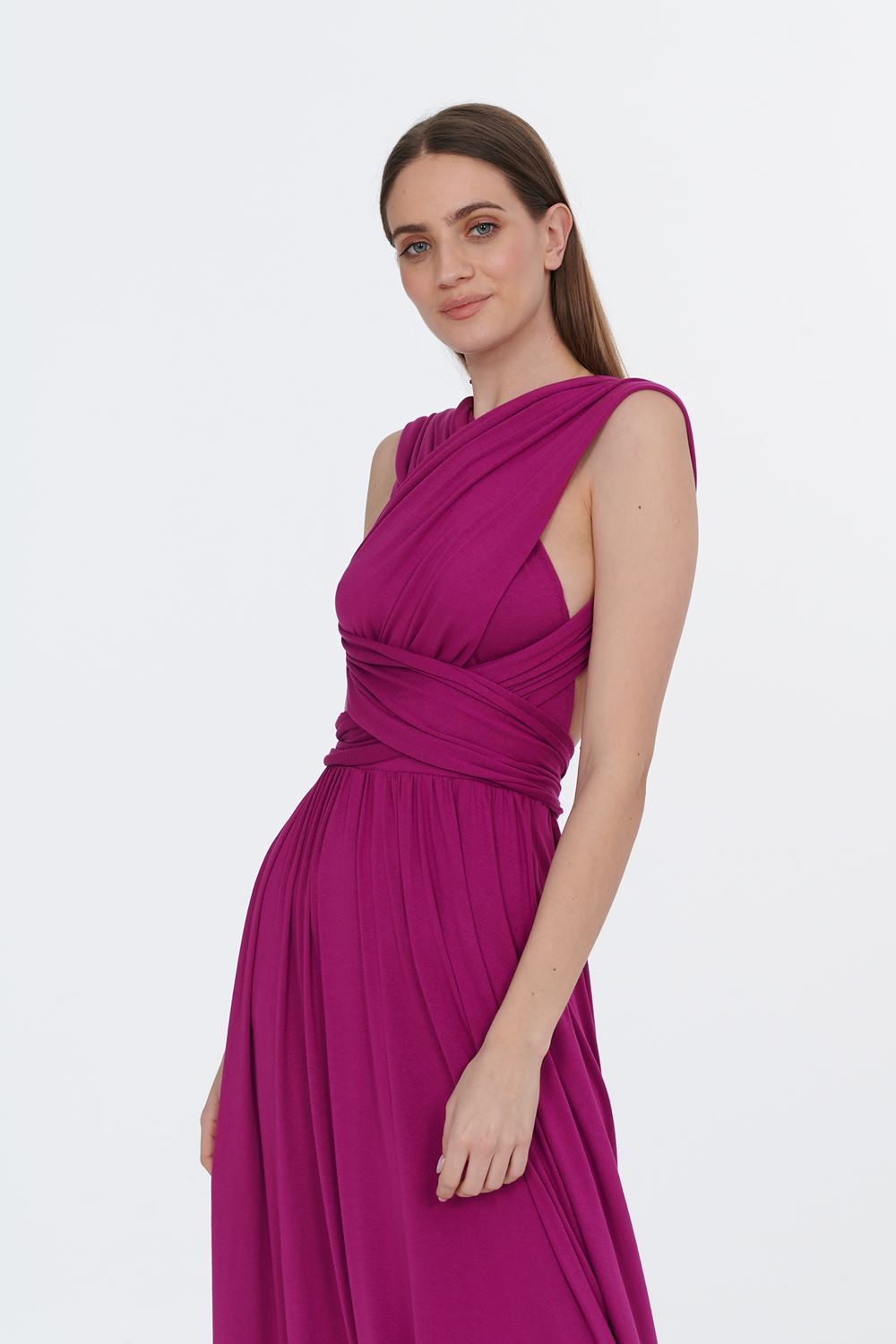 Sukienka infinity maxi Magenta Love
